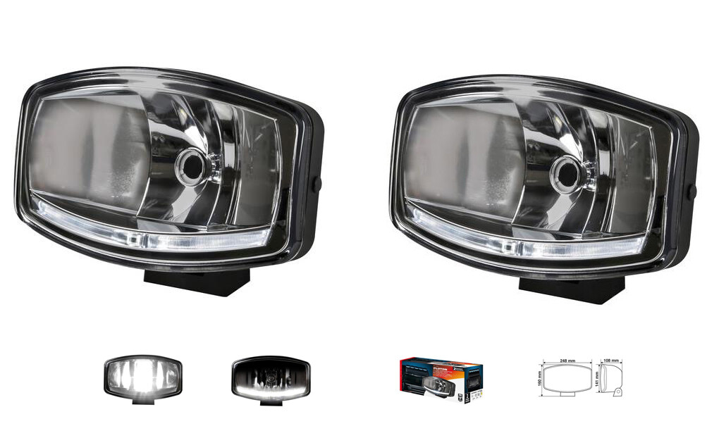 FANALE PROFONDITA - ABBAGLIANTE USO RALLY - AUTOCARRO - LAMPA PRO-JET - H3 - Foto 6