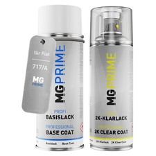 Autolack 2K Spraydosen Set für Fiat 717 A 717 Blu Mediterraneo Pearl