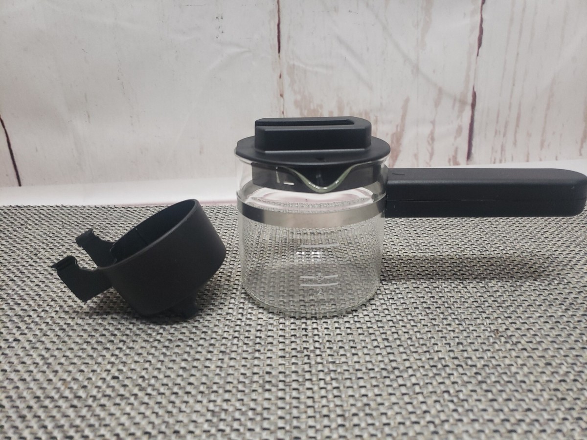 DeLonghi BC0320T Black Espresso Carafe Glass Pot Original Part Clean cup