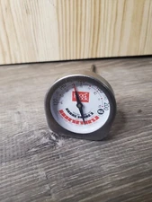 Genuine Good Cook Silver Tone Small Round Meat Thermometer Only 