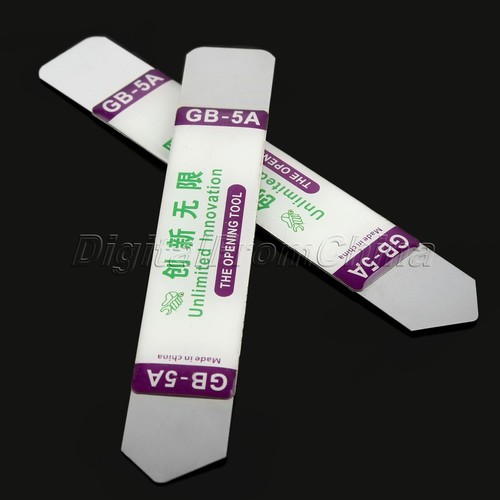 5Pcs Metal Blade Soft Thin Pry Spudger Phone Tablet Opening Tools For iPhone - Picture 10 of 10