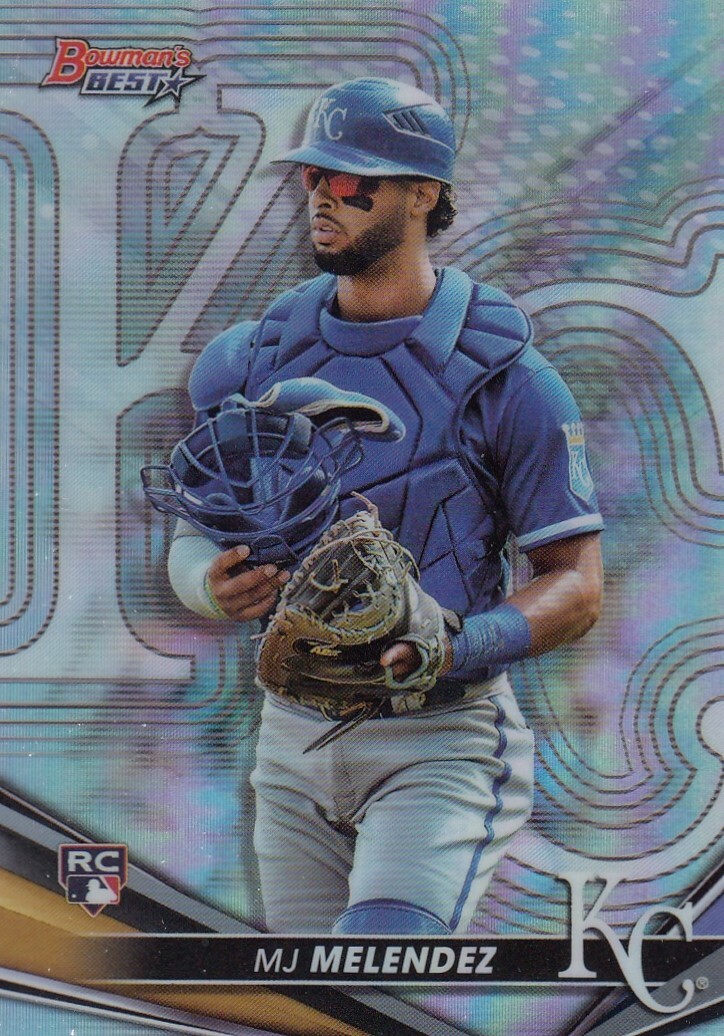 MJ MELENDEZ BOWMAN'S BEST ROOKIE REFRACTOR RC KANSAS CITY ROYALS #17 2022 22