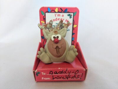 ''I'm a Reindeer Hug'' - The Hug Factory - Collectible Figurine - Original Box