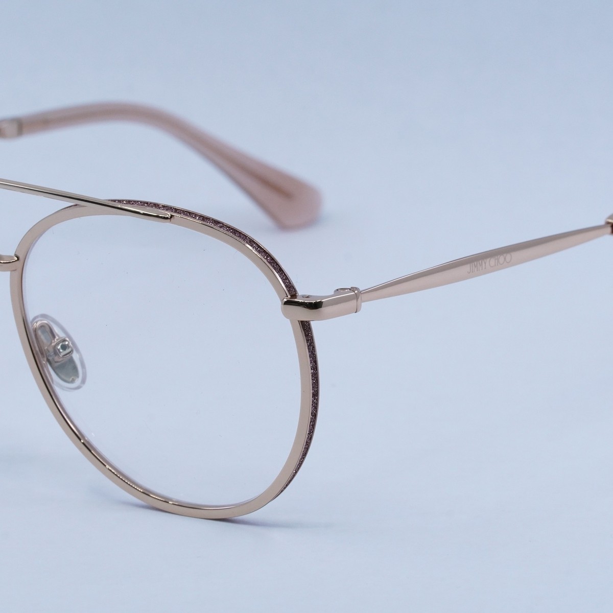 nicenato様 一時的 専用 NEW JIMMY CHOO JC230 0EYR 00 Gold Pink 51mm Eyeglasses | eBay
