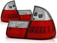 TAIL LIGHTS LDBM28 FOR BMW E46 1999 2000 2001 2002 2003-2005 WAGON RED WHITE LED