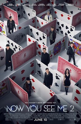 NOW YOU SEE ME 2 MOVIE POSTER 1 Sided ORIGINAL FINAL 27x40 JESSE EISENBERG 
