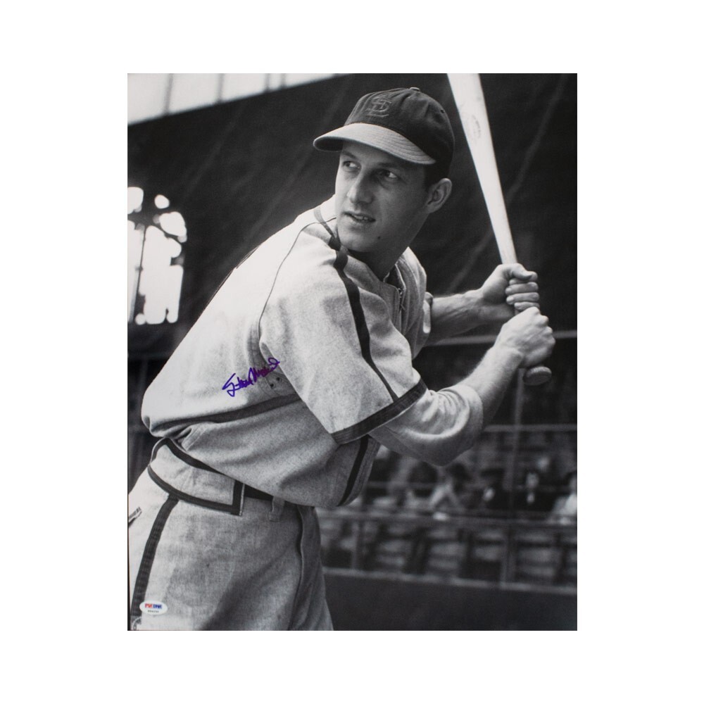 Stan Musial Autographed St. Louis 16x20 Photo - PSA/DNA (B&W, Close Up)