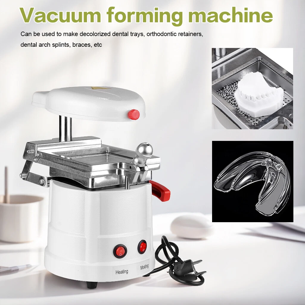 White Dental Durable Vacuum Forming Molding Machine Former Thermoforming RC-CXJ - Picture 1 of 24
