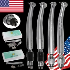 KaV Style Dental High Speed Handpiece Push Button Turbine 4 Holes Quick Coupler