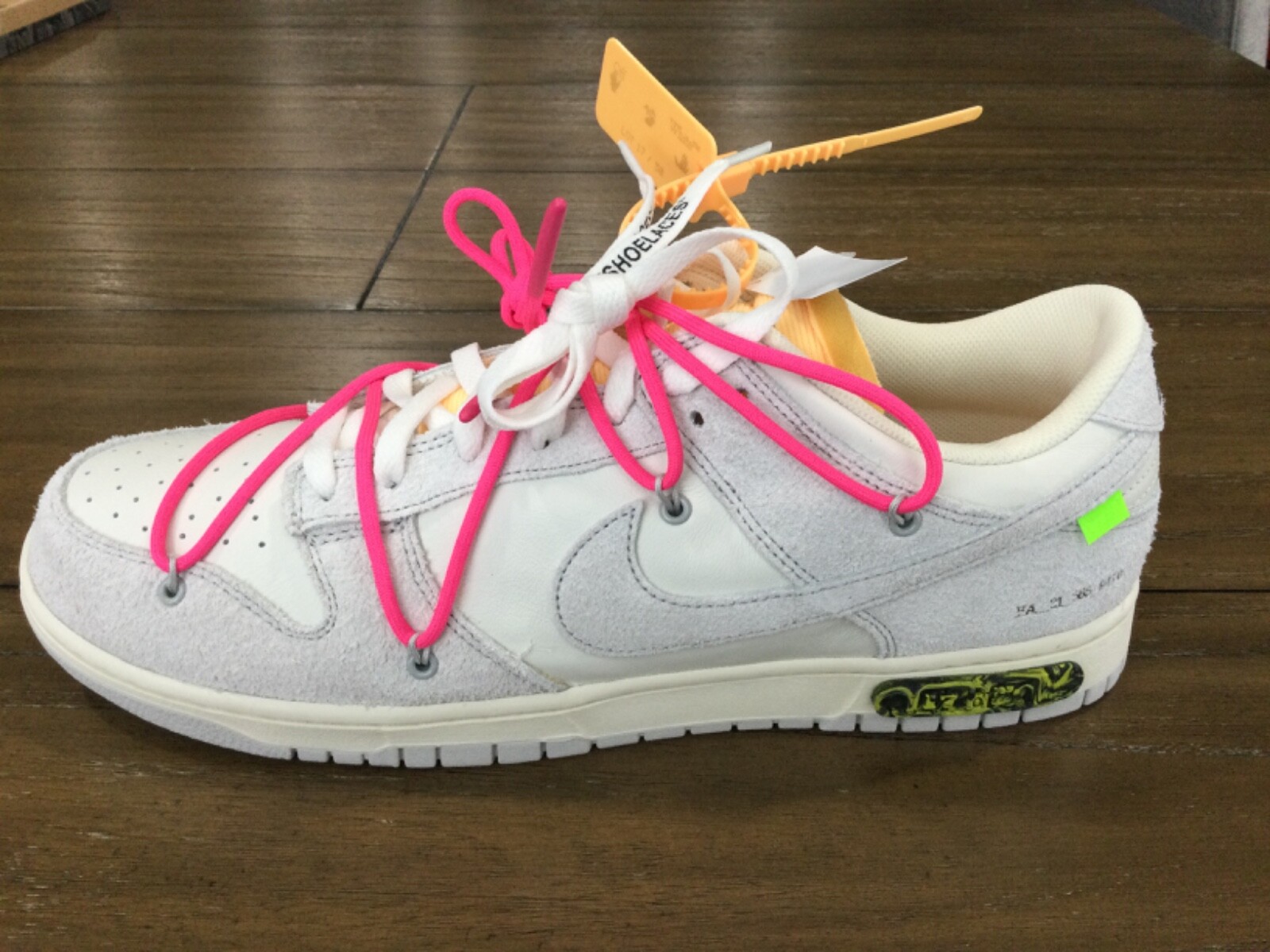 OFF WHITE X NIKE Taglia 14 Nike Dunk Low x Off White 17 of 50 2021