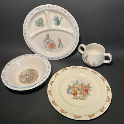 Lot ROYAL DOULTON BUNNYKINS Wedgwood Peter Rabbit BEATRIX POTTER Melamine  China