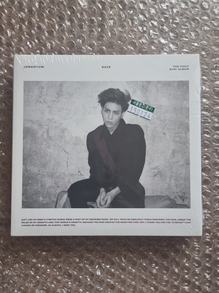 JONGHYUN SHINee - Base (1st Mini Album) [Random cover] CD +