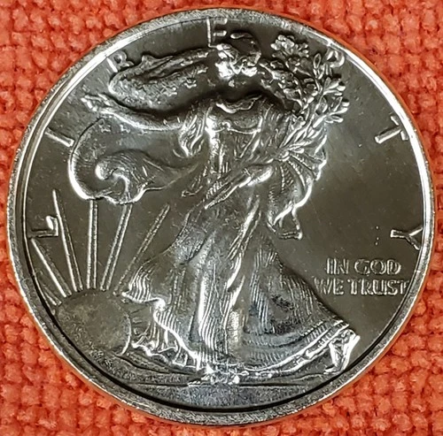 1 oz Bullion Walking Liberty Eagle Copper Round .999 pure fine mint copper coin