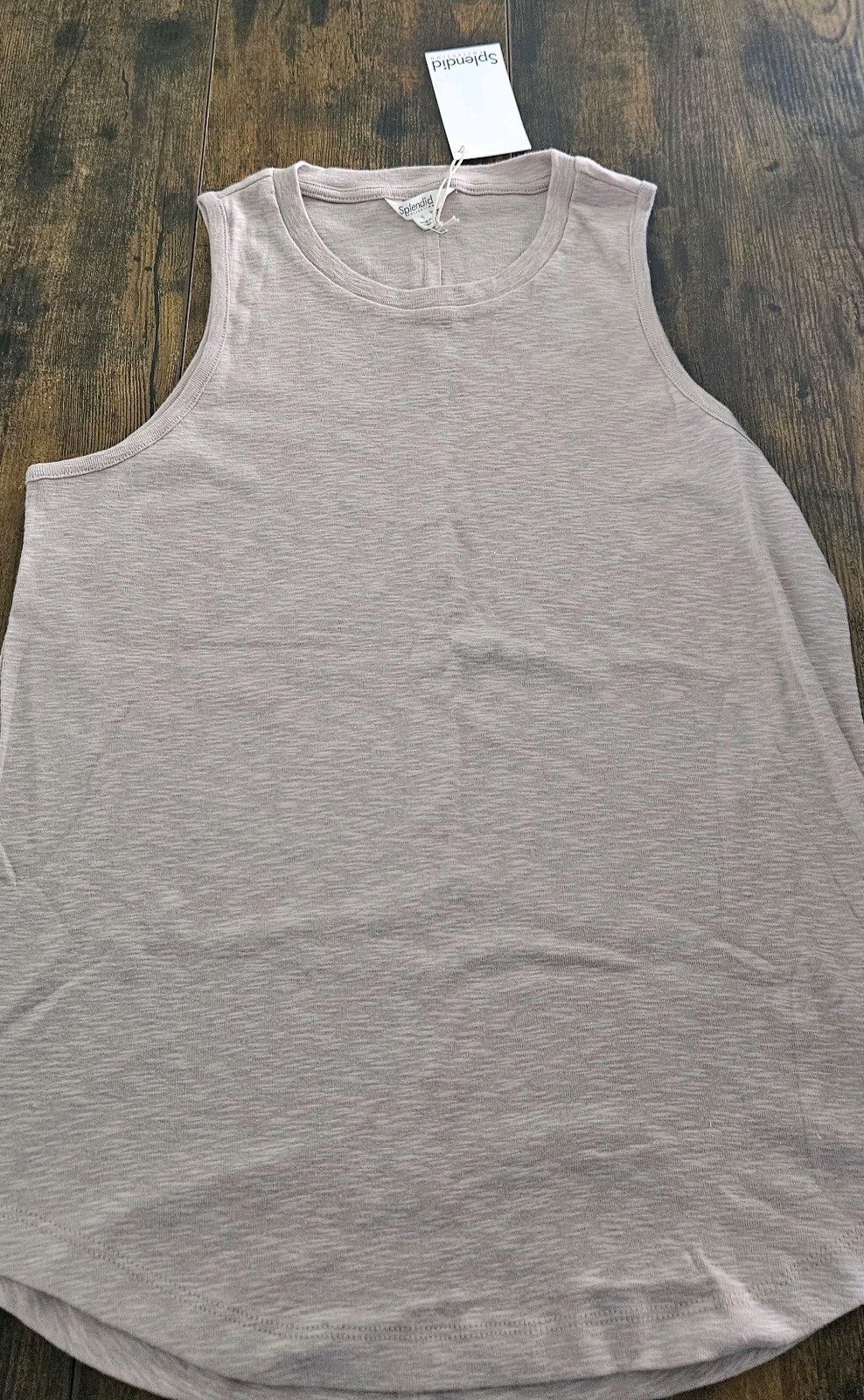 Splendid Women's Sleeveless Shirt , Beige, Size S