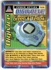 Digivice Green  Yellow Series 1 Starter Set Digimon Near Mint or Better