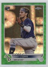 2022 Topps Chrome Logofractor Edition Green Refractor 52/99 Josh Lowe #94 1h39