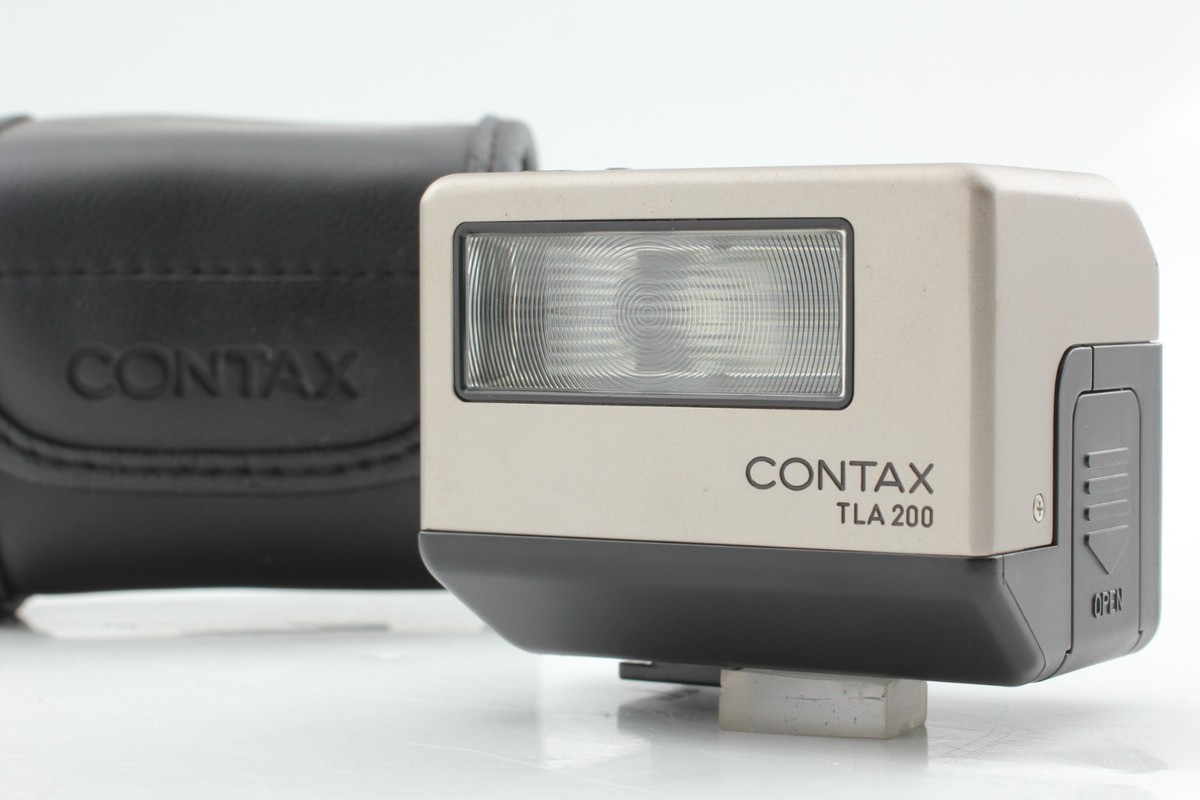 フィルムカメラ CONTAX TLA200 Silver G1 G2 Tested TOP MINT+++ w/ Case
