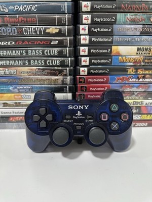 Sony PS2 MIDNIGHT BLUE Wired Controller OEM DualShock PlayStation 2 AUTHENTIC