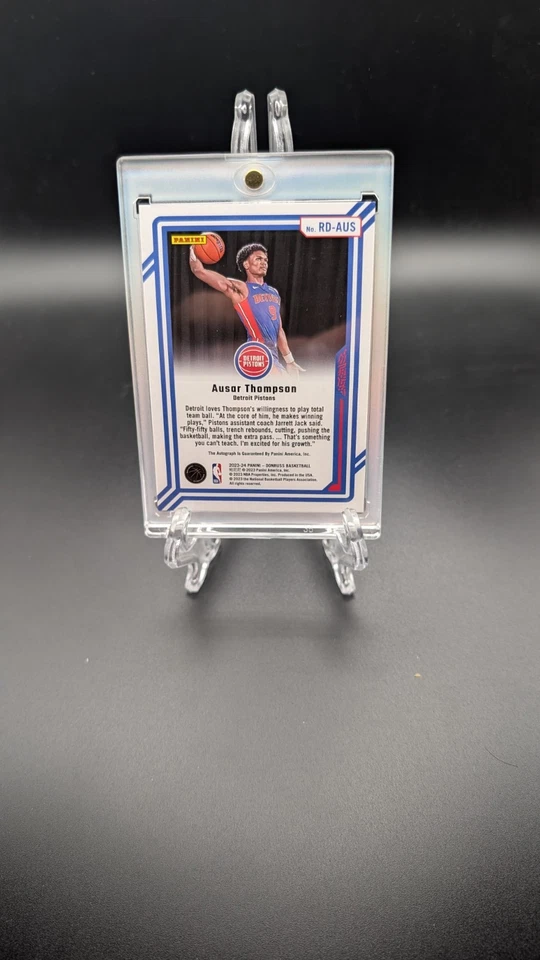 Ausar Thompson Donruss Rookie Auto Dominators /99 - Image 2 of 2