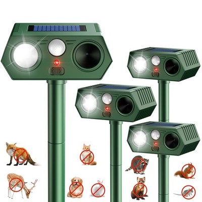 2026 Advanced Solar Ultrasonic Animal Repellent Outdoor | Deer Repellent Devi...