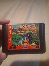 Sonic the Hedgehog 3 (Sega Genesis) Cartridge Only tested working