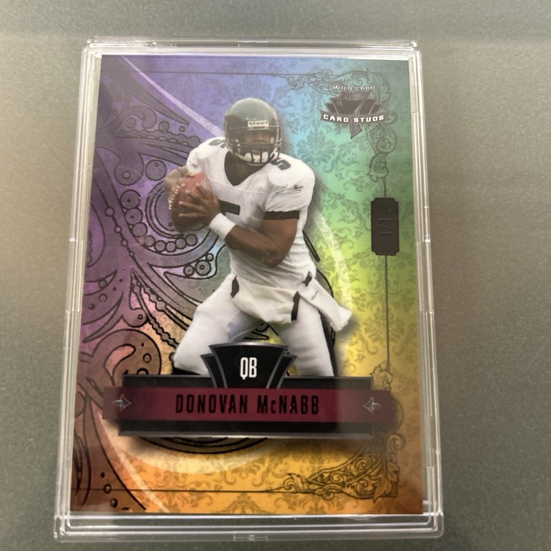 2026 Wild Card Donovan McNabb Card Studs 1/1 Eagles QB