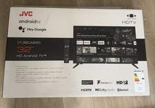 JVC 32 HD Android TV Excellent Condition Curry’s Replacement Guarantee Boxed UK