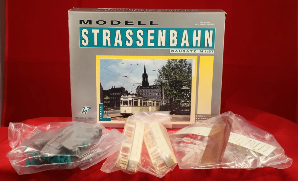 Modellstrassenbahn Bausatz H0 1:87 Herrmann & Partner ET 57 und EB 57 Einrichter - Bild 2 von 3