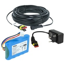 Alimentatore, batteria 2600mAh, cavo per Husqvarna 580 43 38-01 579 82 51-01