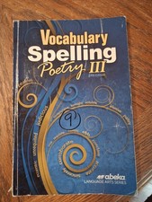 Abeka Vocabulary Spelling & Poetry III Studen...
