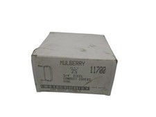 MULBERRY 11700 3/4" STEEL CONDUIT COVERS BOX OF 24 NSMP