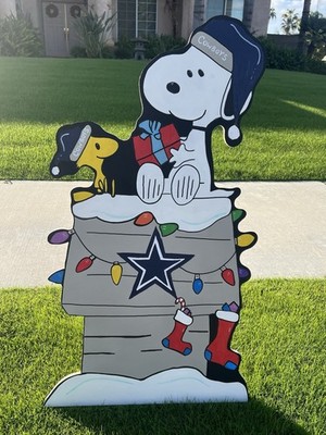 Snoopy And Wood Stock Lawn Decor By Hypnotic Art Designs.