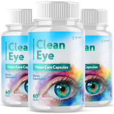  3 Pack Clean Eye Advanced Support For Healthy Eye Vision CleanEye 180 Capsules