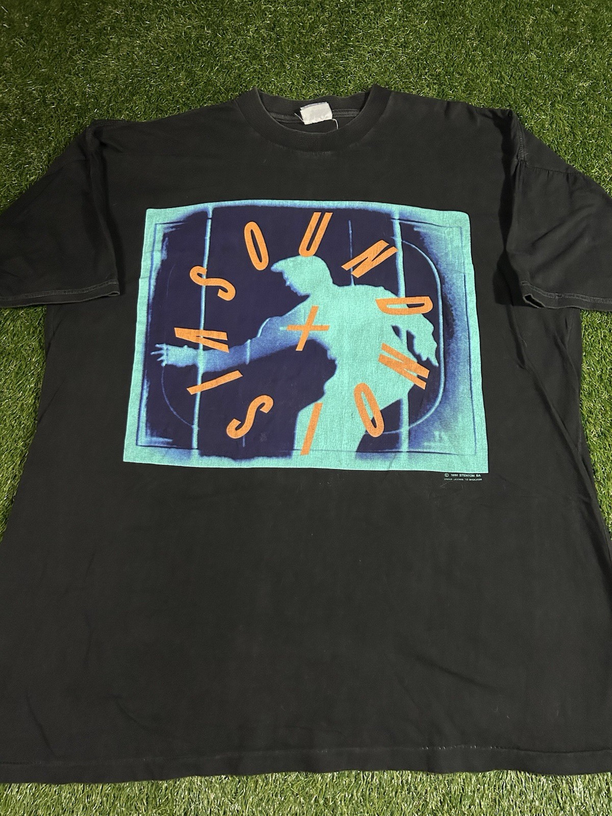 Vintage 1990 David Bowie Sound and Vision OSFA Tour T-Shirt 2XL Single Stitch