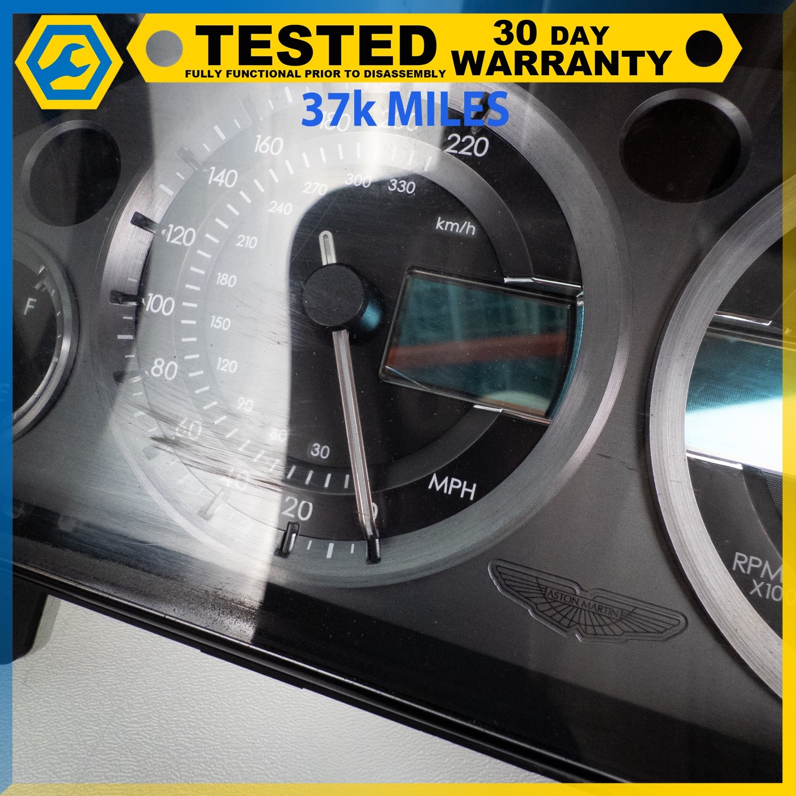 05-16 ASTON MARTIN DB9 V8 VANTAGE SPEEDOMETER INSTRUMENT GAUGE CLUSTER OEM