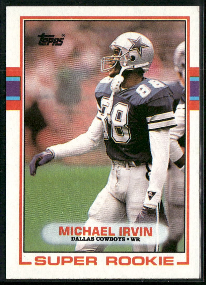 Michael Irvin 1989 Topps #383 Rookie Dallas Cowboys