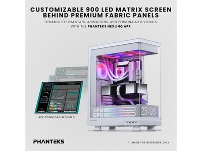 Phanteks Evolv X2 Matrix Mid Tower ATX Gaming Chassis with 900 LED Matrix