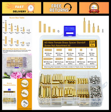 320Pcs M3 Standoffs Screws Nuts Kit, Brass Hex Spacer for DIY PC Build  Electro
