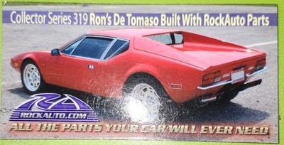 Rock Auto Parts Collector Series Magnet #319 Ron's De Tomaso