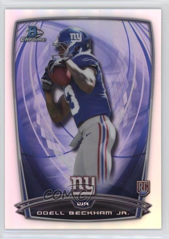 2014 Bowman Chrome Refractor Odell Beckham Jr #190 0d08