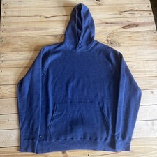 Peter Millar Hoodie XL Blue Merino Wool Hooded Sweater Crown Crafted