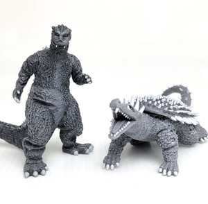 DEAGOSTINI GODZILLA 1955 & ANGUIRUS 1955 Toho Monsters Collection 3" Figures