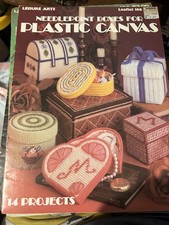 Vintage Plastic Canvas Leisure Arts Needlecra...