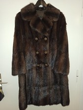 Nutria Pelz Mantel (Größe 46), Vintage, super Zustand, Echtpelz, Pelzmantel