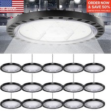 10x 500W UFO LED High Bay Light Industrial Warehouse Factory Shop Bay Lighting