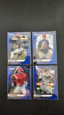 2025 Prizm Baseball Blue Ice 4 Card Lot-Wells, Clifford, Doughty, Dickerson