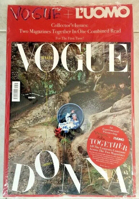 GRIMES Ryan McGinley VOGUE Italia Magazine + L'Uomo May 2020 SEALED New