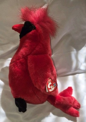 TY Beanie Buddies 12 Inch The Cardinal 2000 Red Bird ~ NEW WITH TAG