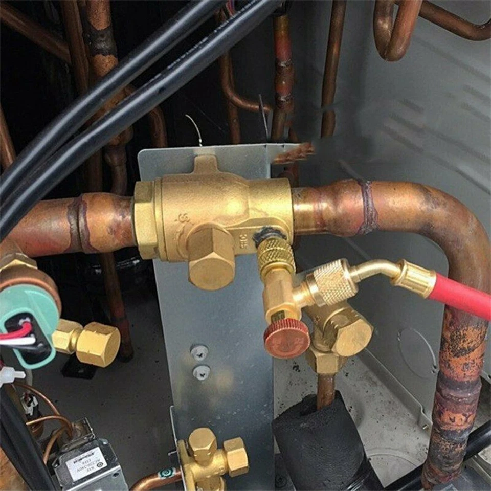 Shut-off Valve R410A, Air Conditioning Flow Control Valve-Adapter 1/4 - 5/16 - Image 3 of 4