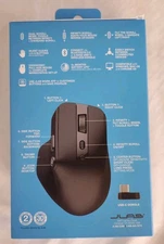 JLab JBuds Multi-Device Full-Sized Wireless Mouse Black MJBMOUSERBLK124